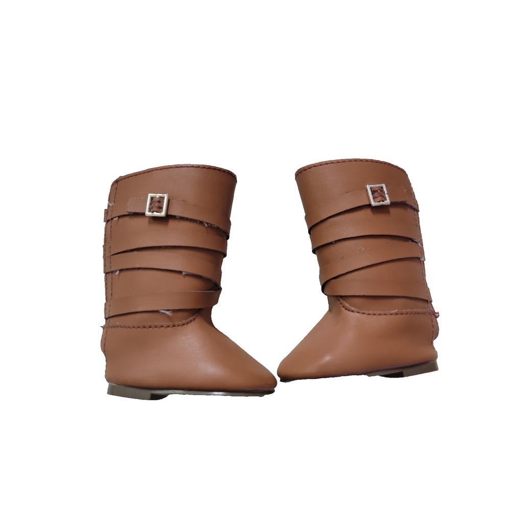 American Girl Retired Saige Meet Outfit Brown Boots shoes